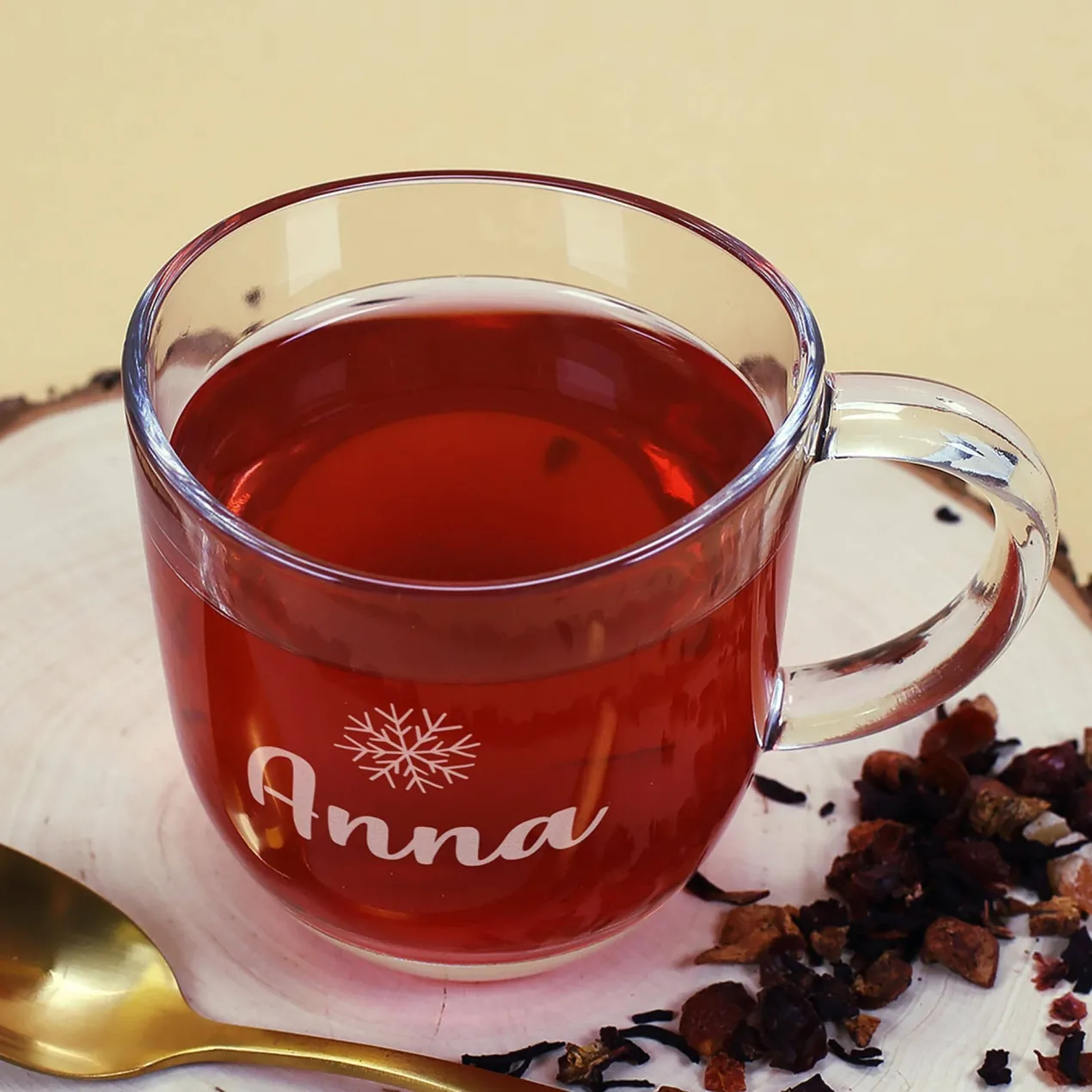Hüttenzauber - Geschenkset mit Glühwein oder Glühpunsch, zwei Gläsern und Box