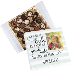 Ich denke an Dich - Lindt Pralinen mit Foto in vier Varianten