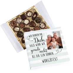 Ich denke an Dich - Lindt Pralinen mit Foto in vier Varianten