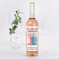 Ich liebe dich schnecklich - Biorebe Wein zum Valentinstag | Bienenfreundlich & Nachhaltig