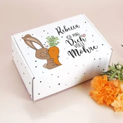 Ich mag Dich volle Möhre! - Geschenkset mit Wunschname