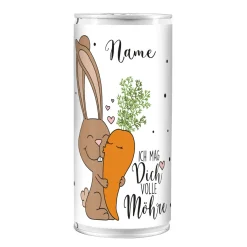 Ich mag Dich volle Möhre! - 1 Liter Bierdose mit Wunschname