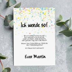 Ich pfeif aufs Alter! - Geburtstagseinladung mit Ihren Wunschtexten