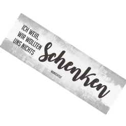 Ich weiß, wir wollten uns nichts schenken - XL-Schokolade mit Wunschtext