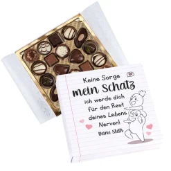 Ich werde dich immer nerven! - 100g Lindt Pralinen mit Ihrem Wunschtext bedruckt