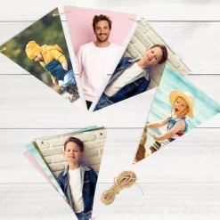 Individuelle Fotogirlande mit Ihren Wunschfotos
