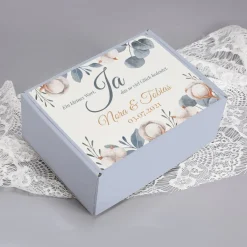 Ja - Ein kleines Wort, das so viel Glück bedeutet - kleine Geschenkverpackungsbox zur Hochzeit