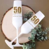 50 Jahre gemeinsam - Edle Sektgläser zur goldenen Hochzeit