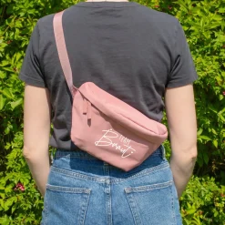 JGA Bauchtasche für Braut & Team Braut | Junggesellenabschied Tasche in Rosa oder Creme für Frauen