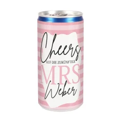 JGA-Secco für die Braut mit Wunschname | Cheers! Auf die zukünftige Mrs.