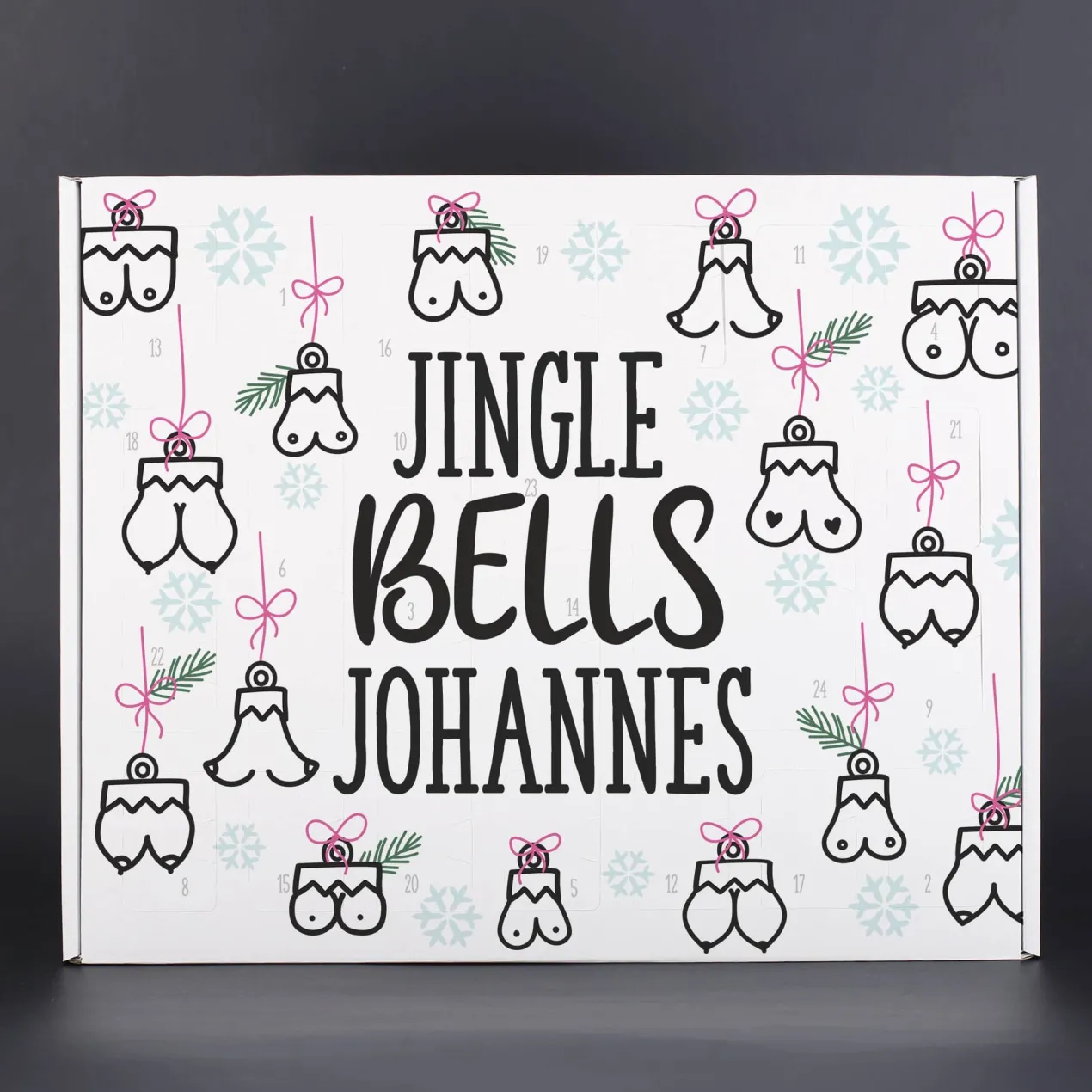 Jingle Bells - Busen Adventskalender zum selbst befüllen