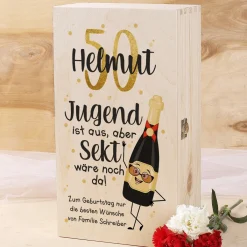 Jugend ist aus, aber Sekt wäre noch da! - Champagner Geschenkset zum Geburtstag