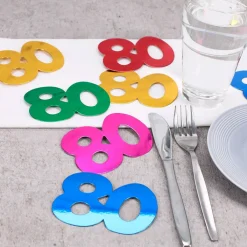 Jumbo-Konfetti zum 80. Geburtstag