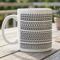 Kaffeetasse mit versteckter Botschaft 'Ihr könnt mich mal' | Tasse als lustiges Geschenk