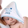 Kapuzenhandtuch Kleiner Bruder mit Name