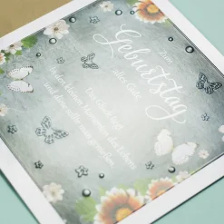 Karte zum Geburtstag - Glück - Nature Card