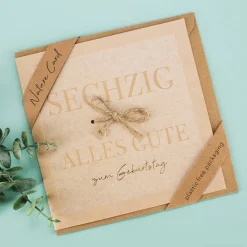 Karte zum 60. Geburtstag - Nature Card