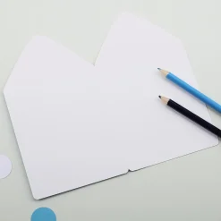 Karte zur Einschulung - Buntstift- mit Name und Datum