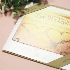Karte zur Hochzeit - Zusammen - Nature Card