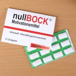 Kaugummi Motivationsmittel - nullBock
