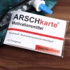 Kaugummi Motivationsmittel, Arschkarte