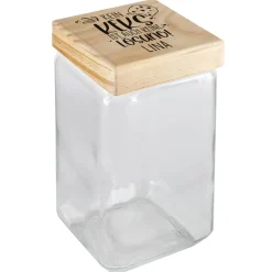 Kein Keks ist auch keine Lösung! - Vorratsglas mit Bambusdeckel in 4 Größen