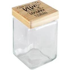 Kein Keks ist auch keine Lösung! - Vorratsglas mit Bambusdeckel in 4 Größen