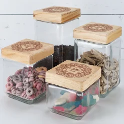 Keksdose / Vorratsglas „Eid Mubarak“ mit Wunschname für Ramadan & festliche Anlässe