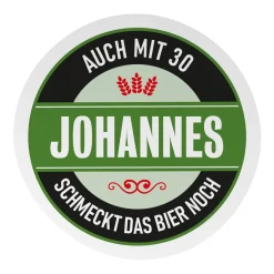 Kühlschrankmagnet zum Geburtstag - Das Bier schmeckt noch