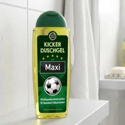 Kicker Duschgel mit Name für Fußballer