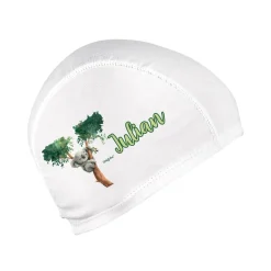 Kinderbadekappe mit Koala-Motiv und Name bedruckt