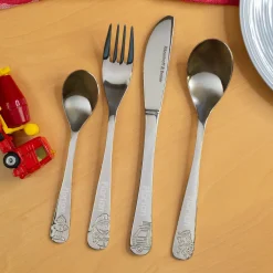 Kinderbesteck Set personalisiert mit Name 4-teilig | Feuerwehrmann Bernie von Ritzenhoff & Breker