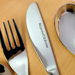 Kinderbesteck Set personalisiert mit Name 4-teilig | Feuerwehrmann Bernie von Ritzenhoff & Breker