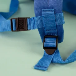 Kindergarten Rucksack in blau mit Sonne Motiv & Name personalisiert | Geschenk für Jungen & Mädchen