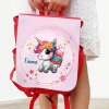 Kindergartenrucksack mit niedlichem Einhorn und Name