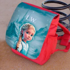 Kindergartenrucksack mit Prinzessin, Name oder Initialen