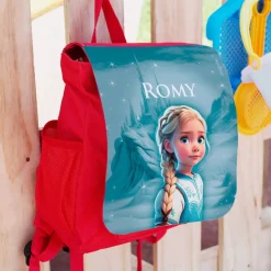 Kindergartenrucksack mit Prinzessin, Name oder Initialen