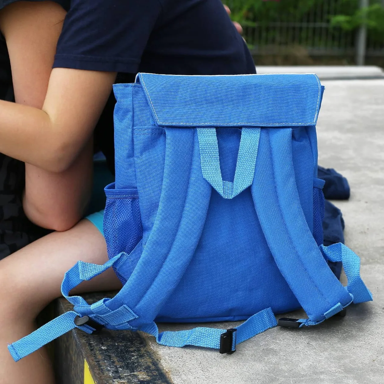 Kindergartenrucksack mit Traktor und Wunschtext