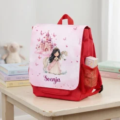 Kindergarten Rucksack 'Prinzessin' personalisiert mit Name | Geschenk für Mädchen