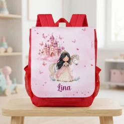 Kindergarten Rucksack 'Prinzessin' personalisiert mit Name | Geschenk für Mädchen