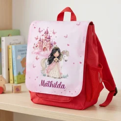Kindergarten Rucksack 'Prinzessin' personalisiert mit Name | Geschenk für Mädchen