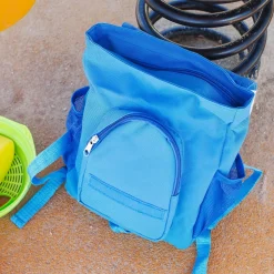 Kinderrucksack mit Bagger, Name und Wunschzeile