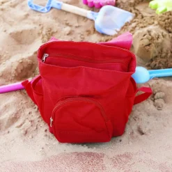Kinderrucksack mit Regenbogenmotiv und Namensaufdruck