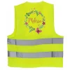 Kinderwarnweste mit Blumenmotiv zur Einschulung