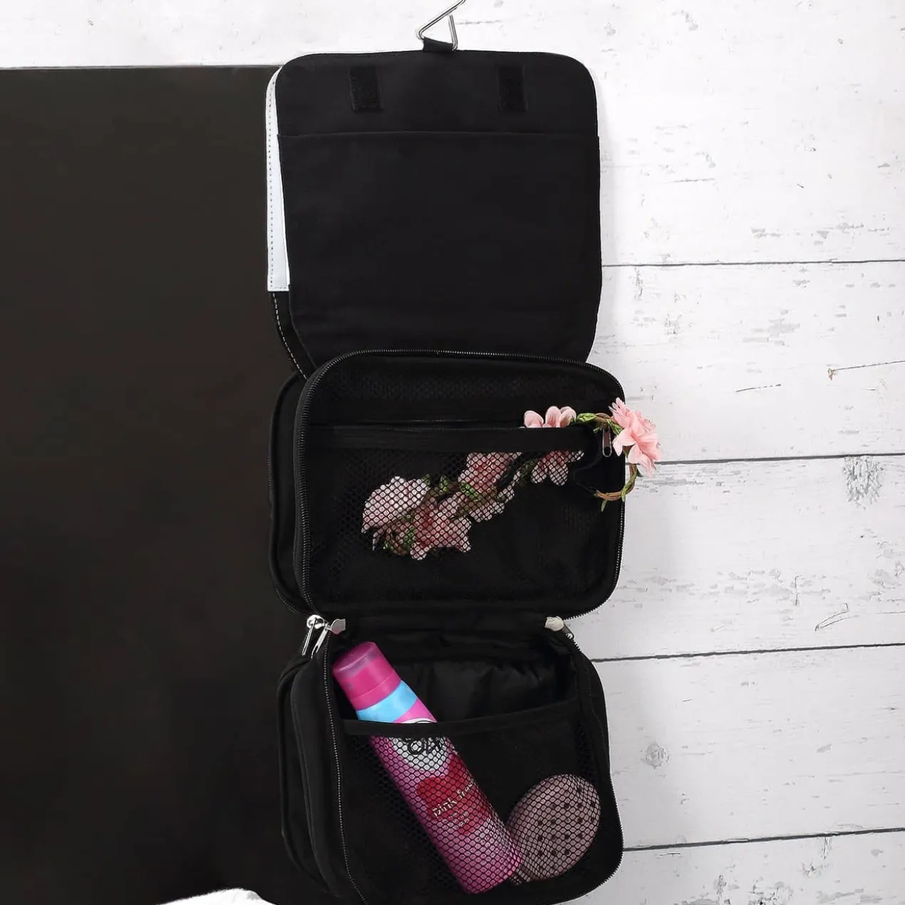 Kinder-Waschtasche mit Schmetterlingen und Name