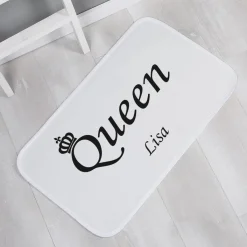 King & Queen - Badematten 2er Set mit Ihren Namen