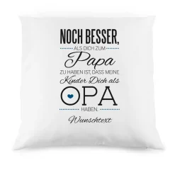 Kissen für den besten Opa mit tollen Spruch und persönlichen Text
