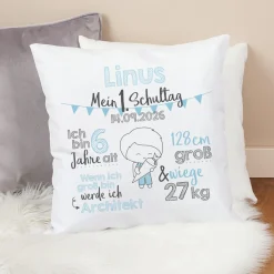 Kissen zur Einschulung für Jungen