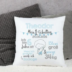 Kissen zur Einschulung für Jungen