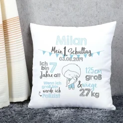 Kissen zur Einschulung für Jungen